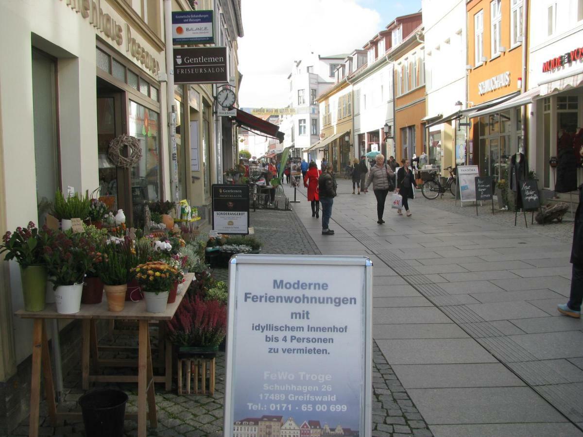 2 Ferienwohnungen Mitten In Der Innenstadt Greifswald Exterior photo